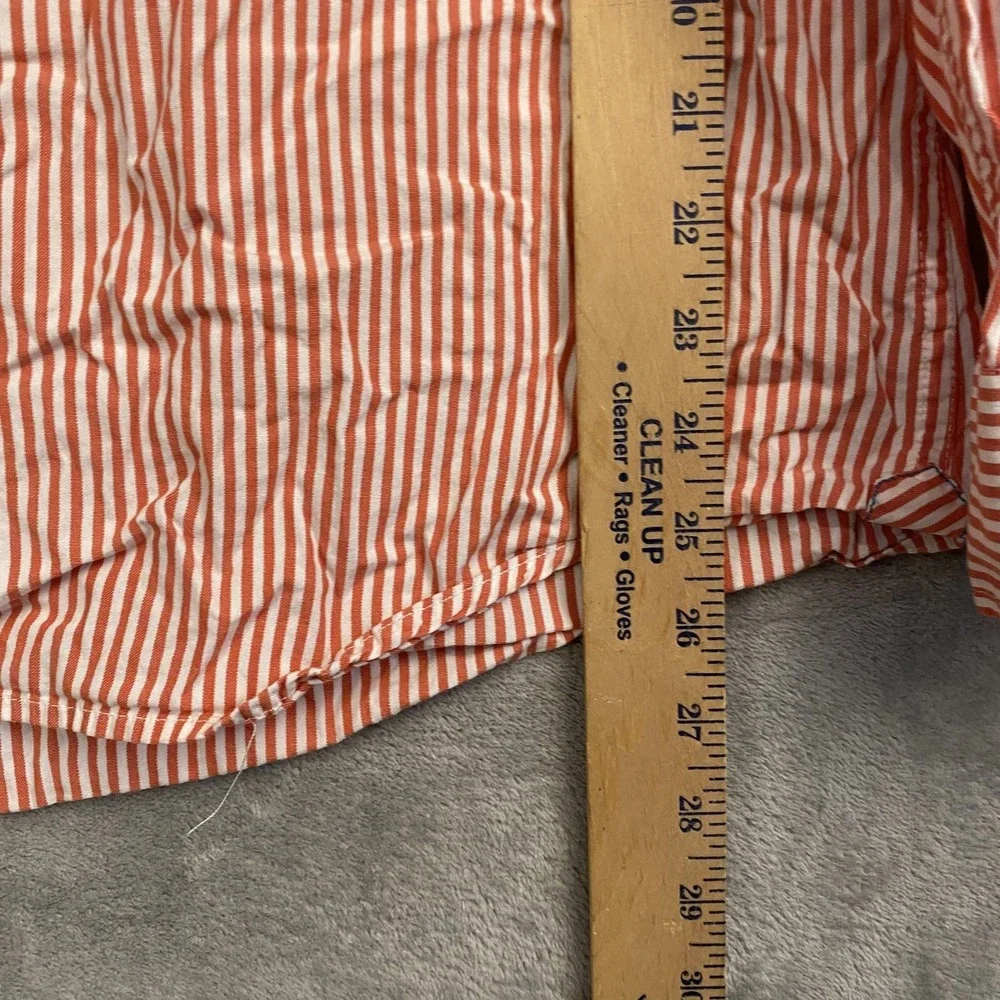 American Eagle Mens XL Vintage Slim Fit Red Striped Shirt